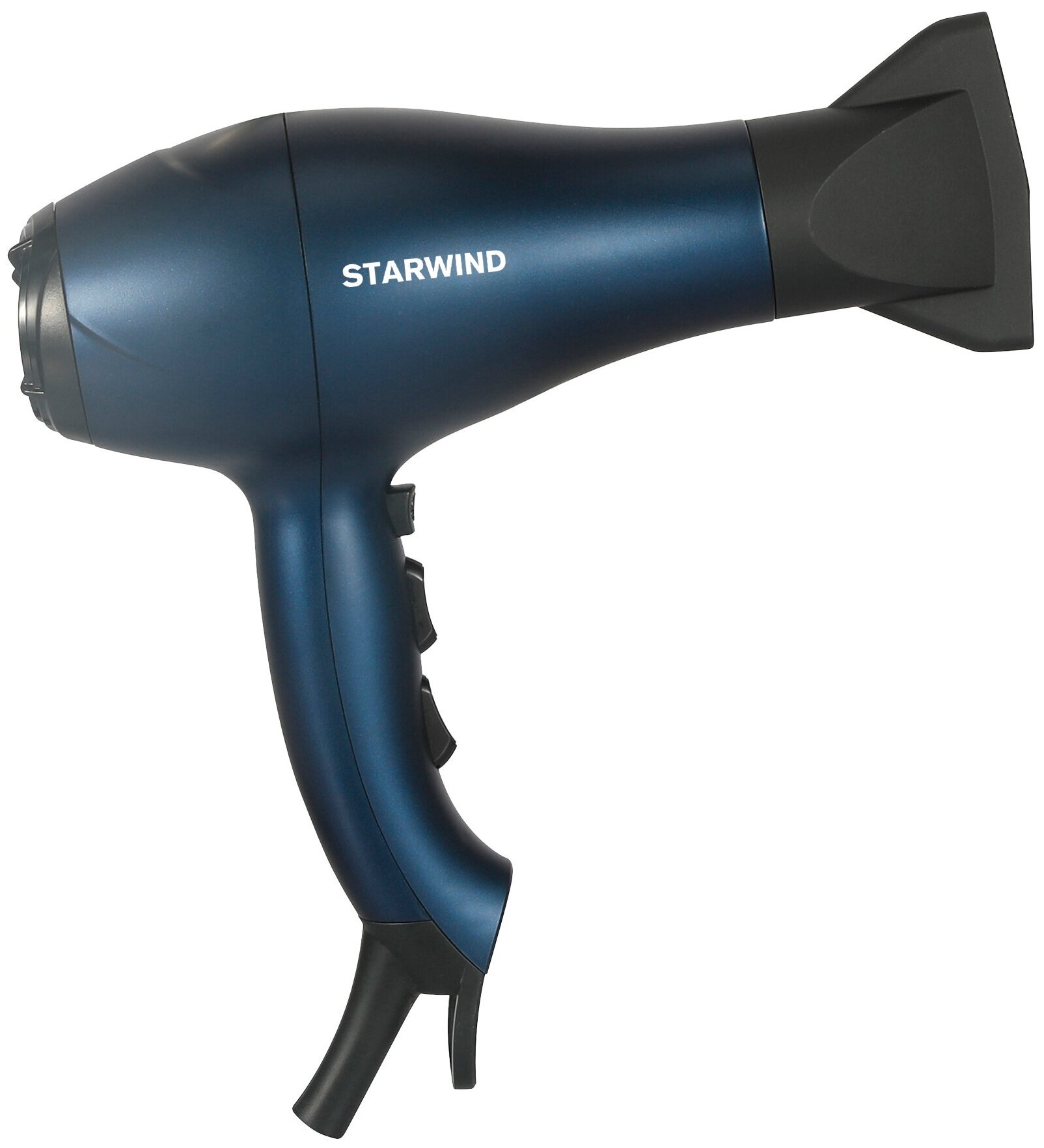 Фен Starwind SHD 6062 1800Вт черный/синий - фото 1