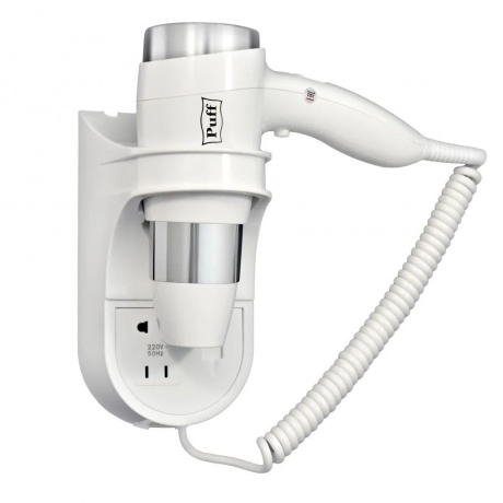 Фен Puff 1600B 1600Вт белый - фото 1