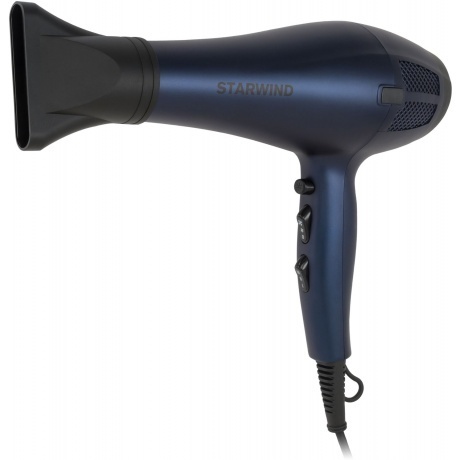 Фен Starwind SHD 7078 2000Вт синий матовый/черный - фото 2