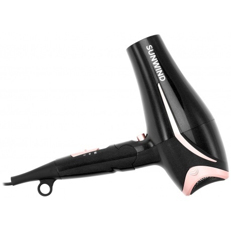 Фен SunWind SUHD 550 2200Вт черный/розовое золото - фото 3