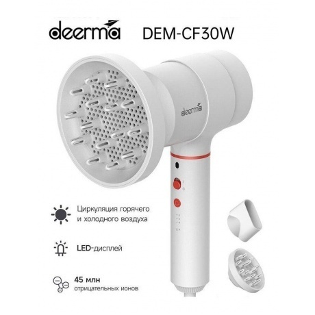 Фен Deerma DEM-CF30W - фото 6