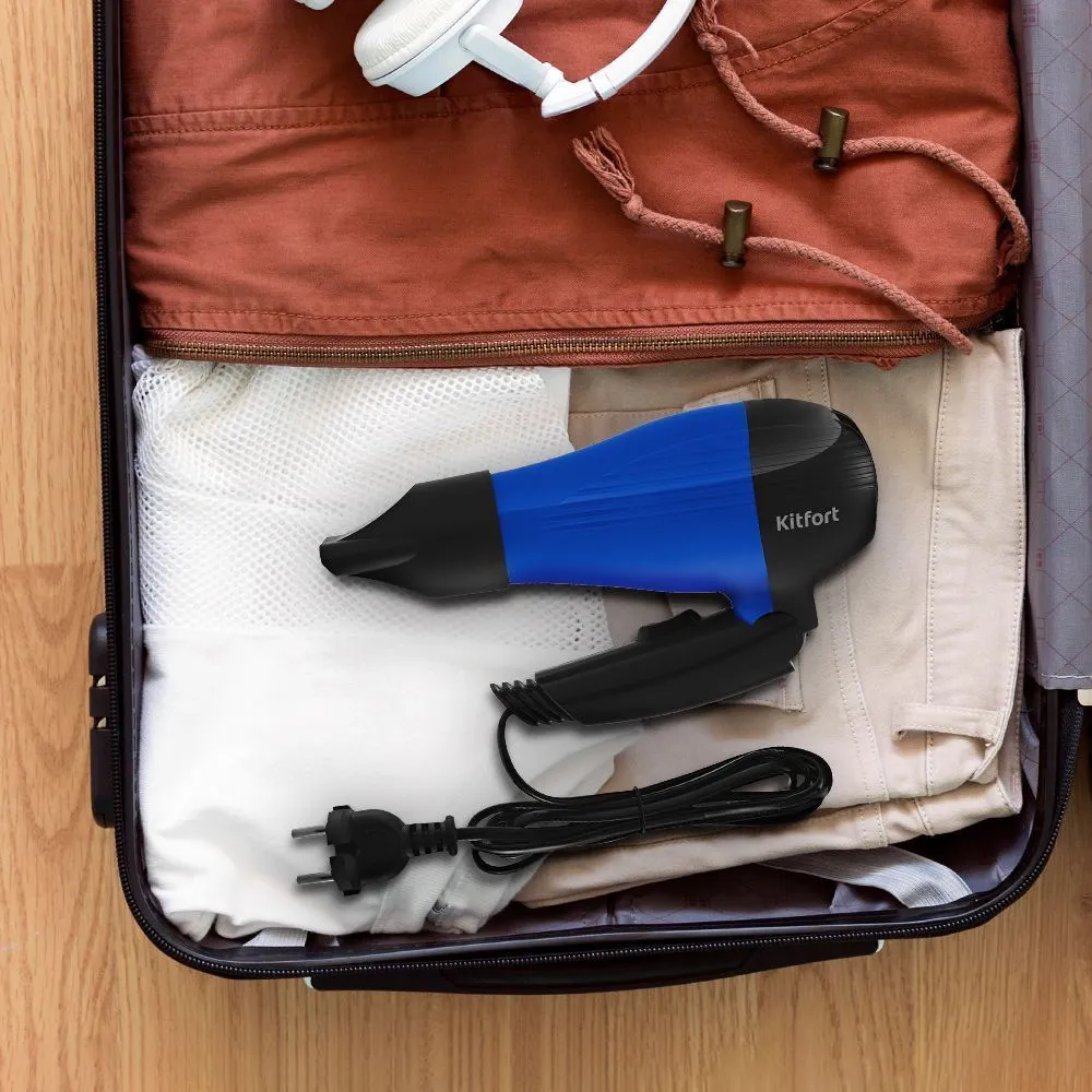 Фен Kitfort КТ-3244-3 черно-синий - фото 3