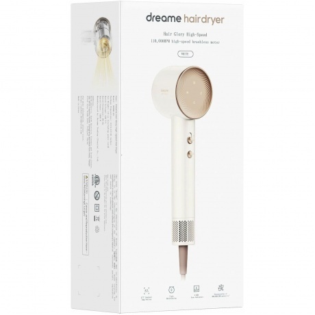 Фен Dreame AHD6A-WH Hair Glory White - фото 12