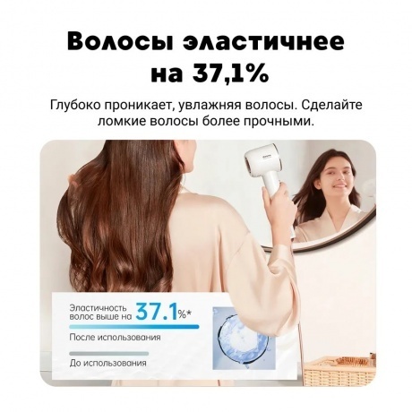 Фен Dreame AHD6A-WH Hair Glory White - фото 5