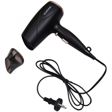 Фен Starwind SHD 6055 1600Вт черный - фото 12