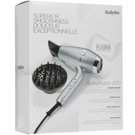 Фен BaByliss D773DE голубой/черный - фото 17