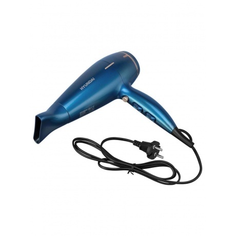Фен Hyundai H-HDI0757 2200Вт синий - фото 3