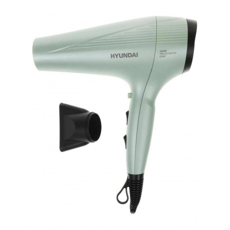 Фен Hyundai H-HDI0766 2200Вт оливковый - фото 2