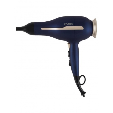 Фен Hyundai H-HDI0758 2400Вт синий/золотистый - фото 2