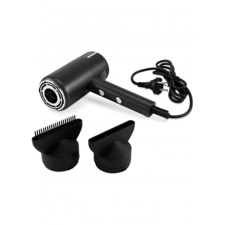 Фен Hyundai H-HDI0777 1500Вт черный/хром - фото 7