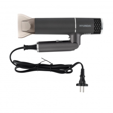 Фен Hyundai H-HD0765 1200Вт графит/хром - фото 13