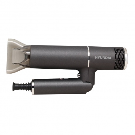 Фен Hyundai H-HD0765 1200Вт графит/хром - фото 3