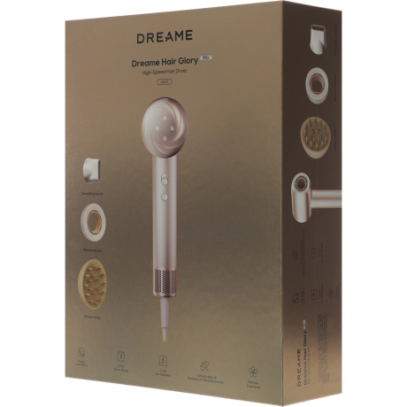 Фен Dreame AHD18 Hair Glory Mix Gold - фото 17
