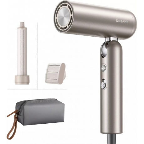 Фен Dreame AHD51 Pocket Titanium Gold - фото 1