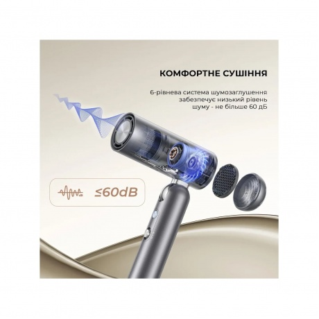 Фен Dreame AHD51 Pocket Space Gray - фото 6