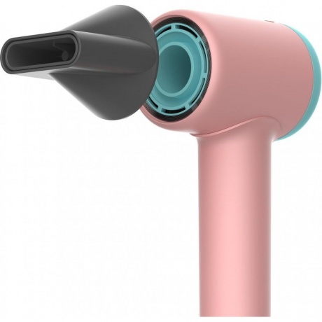 Фен Deerma DEM-CF51W 1400Вт розовый/бирюзовый - фото 5