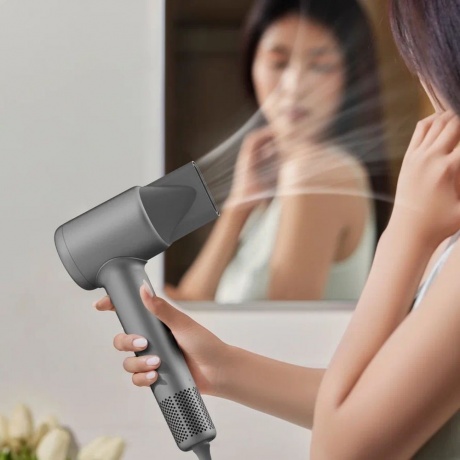 Фен Deerma DEM-CF51W 1400Вт темно-серый - фото 6