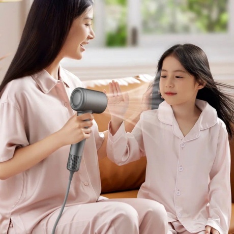 Фен Deerma DEM-CF51W 1400Вт темно-серый - фото 9