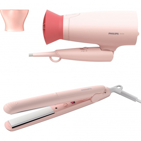 Фен Philips BHP398/00 1600Вт розовый - фото 2