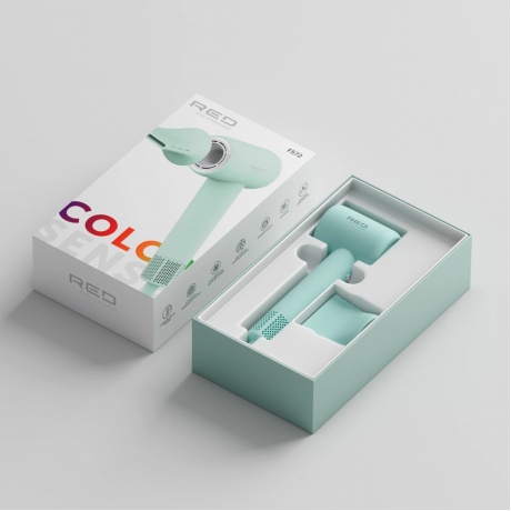 Фен Red Solution F572 1400Вт зеленый/мятный - фото 14