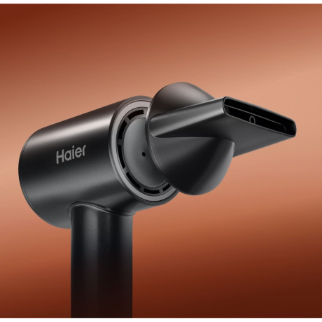 Фен Haier HHD-603 графитовый, 1600 Вт, компактный, ионизация - фото 27