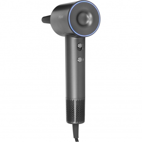 Фен Haier HHD-603 графитовый, 1600 Вт, компактный, ионизация - фото 5