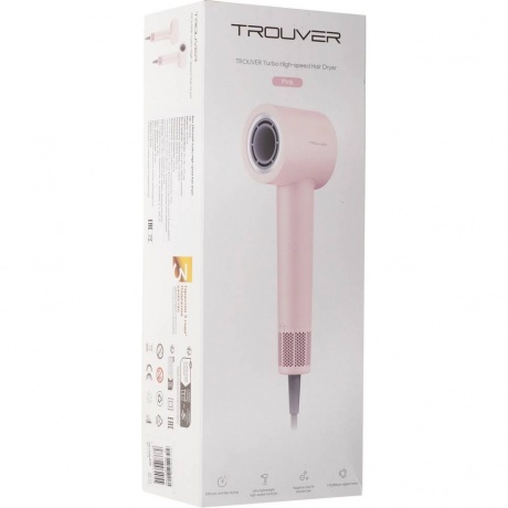 Фен Trouver Trubo Pink (AHD11C) - фото 4
