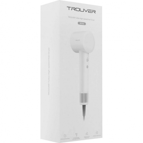 Фен Trouver Turbo White (AHD11C) - фото 11