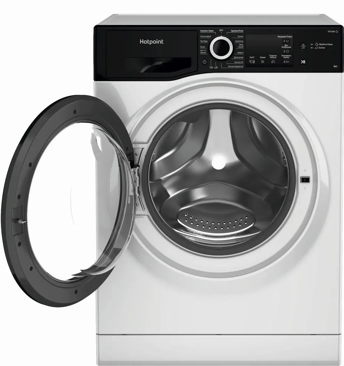 Стиральная машина Hotpoint NSB 6015 ZK V RU 6кг белый – купить в  Санкт-Петербурге | интернет-магазин KotoFoto.ru