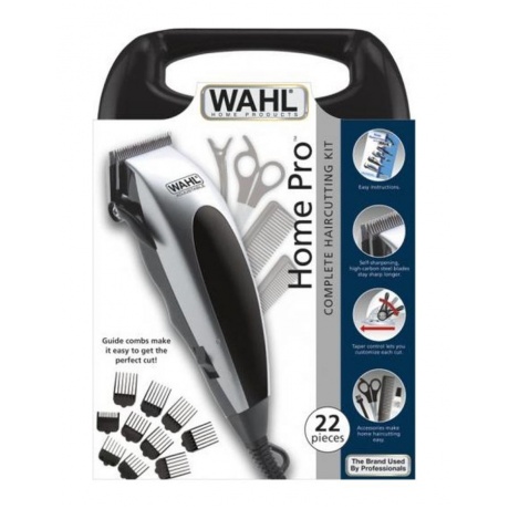 Машинка для стрижки Wahl HomePro Clipper серебристый/черный - фото 3