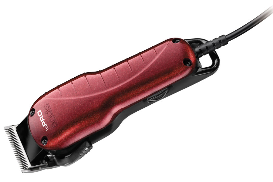 Машинка для стрижки Andis US-1 Pro Adjustable Blade Clipper красный (насадок в компл:6шт)