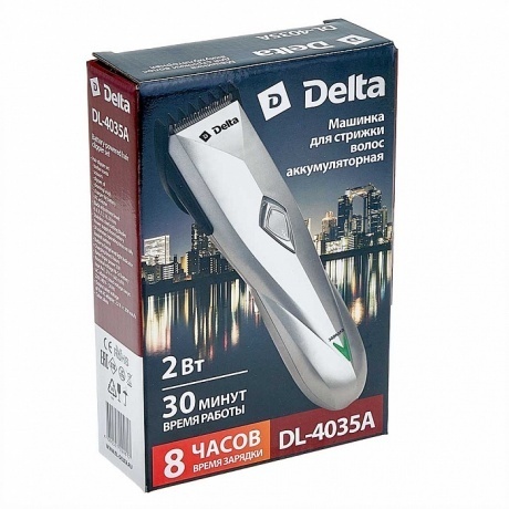 Машинки для стрижки Delta DL-4035А серебристый - фото 5