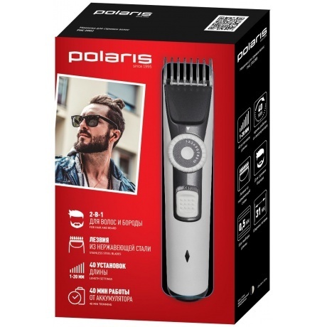 Машинка для стрижки Polaris PHC2002RB белый - фото 10