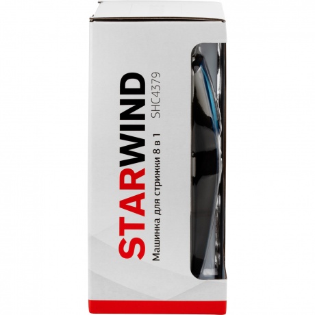 Машинка для стрижки Starwind SHC 4379 синий/черный 3Вт (насадок в компл:8шт) - фото 14