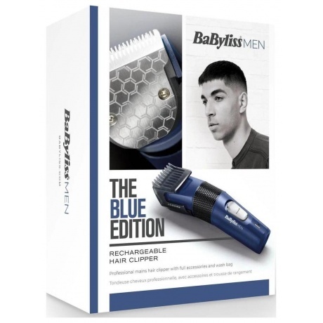 Машинка для стрижки Babyliss 7756PE Синий/черный - фото 4