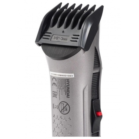 Машинка для стрижки Hyundai H-HC7115 черный 3Вт (насадок в компл:4шт) - фото 11