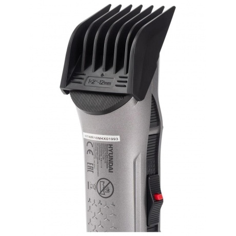 Машинка для стрижки Hyundai H-HC7115 черный 3Вт (насадок в компл:4шт) - фото 14