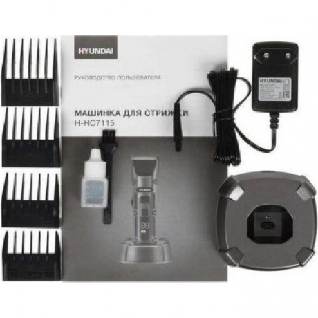 Машинка для стрижки Hyundai H-HC7115 черная - фото 26
