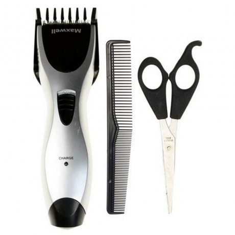 

Машинка для стрижки Maxwell MW-2103 серебристый (насадок в компл:1шт)