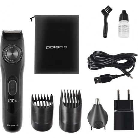 Машинка для стрижки Polaris PHC 2250 черный - фото 2