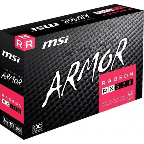 Видеокарта MSI Radeon RX570 8Gb Armor (RX 570 ARMOR 8G OC) - фото 5