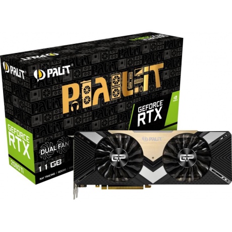 Видеокарта Palit PCI-E nVidia GeForce RTX 2080Ti 11264Mb (NE6208T020LC-150A) - фото 8
