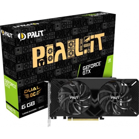 Видеокарта Palit PCI-E PA-GTX1660Ti DUAL OC 6G (NE6166TS18J9-1160A) - фото 7