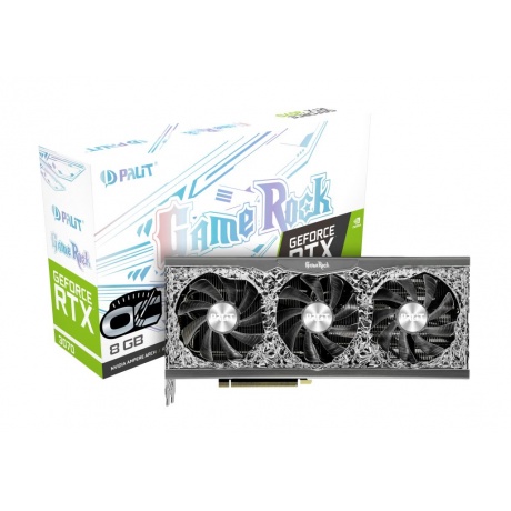 Видеокарта Palit RTX3070 GameRock OC 8Gb (NE63070H19P2-1040G) - фото 4