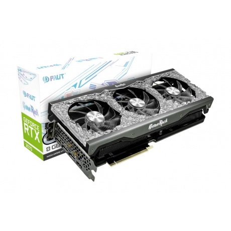 Видеокарта Palit RTX3070 GameRock OC 8Gb (NE63070H19P2-1040G) - фото 6