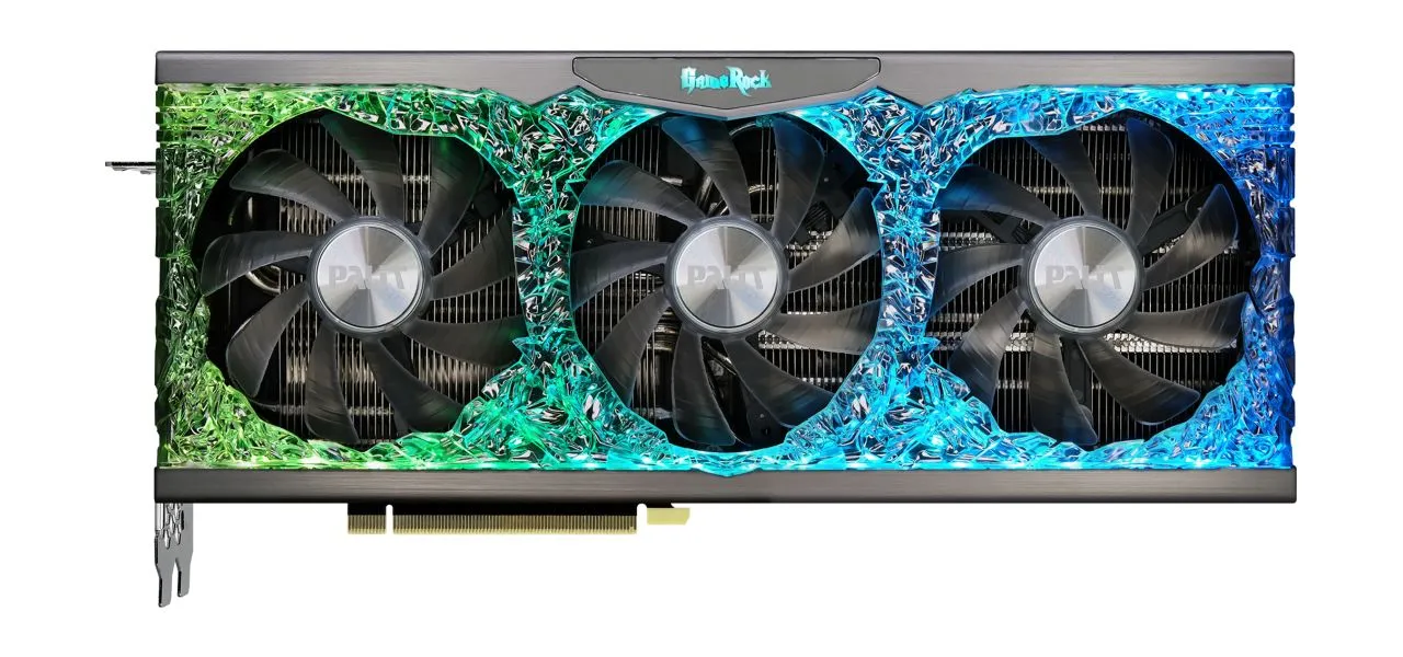 Видеокарта Palit RTX3070 GameRock OC 8Gb (NE63070H19P2-1040G) - фото 2