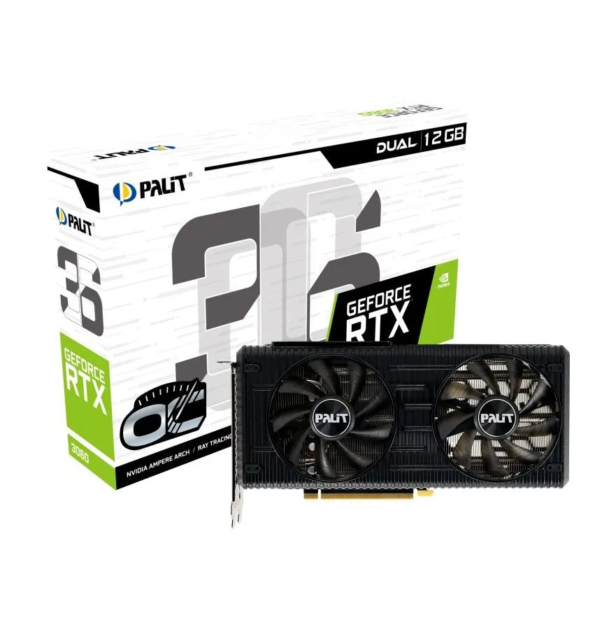 Видеокарта Palit RTX3060 Dual OC 12Gb LHR (NE63060T19K9-190AD) - фото 10
