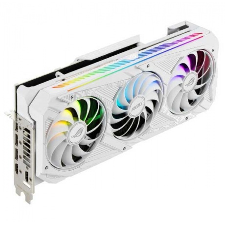Видеокарта Asus PCI-E nVidia GeForce RTX 3080 10Gb RTL (ROG-STRIX-RTX3080-O10G-WHITE) - фото 2