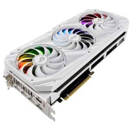 Видеокарта Asus PCI-E nVidia GeForce RTX 3080 10Gb RTL (ROG-STRIX-RTX3080-O10G-WHITE) - фото 4