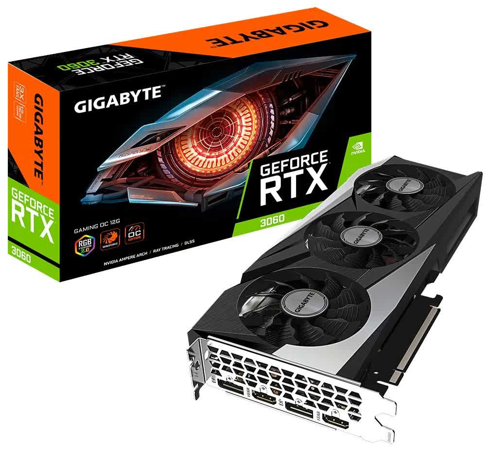 Видеокарта Gigabyte RTX3060 12GB (N3060GAMING OC-12GD 2.0) – купить в Краснодаре | интернет-магазин KotoFoto.ru